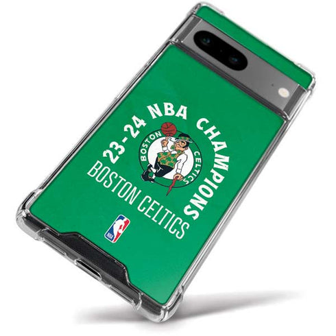 2024 NBA Champions Boston Celtics Google Pixel 8 Clear Case